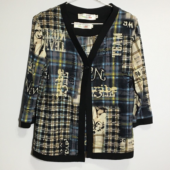 Vintage Tops - Vintage 2 pce ANNA PAGANIE Tank & Cardigan Set